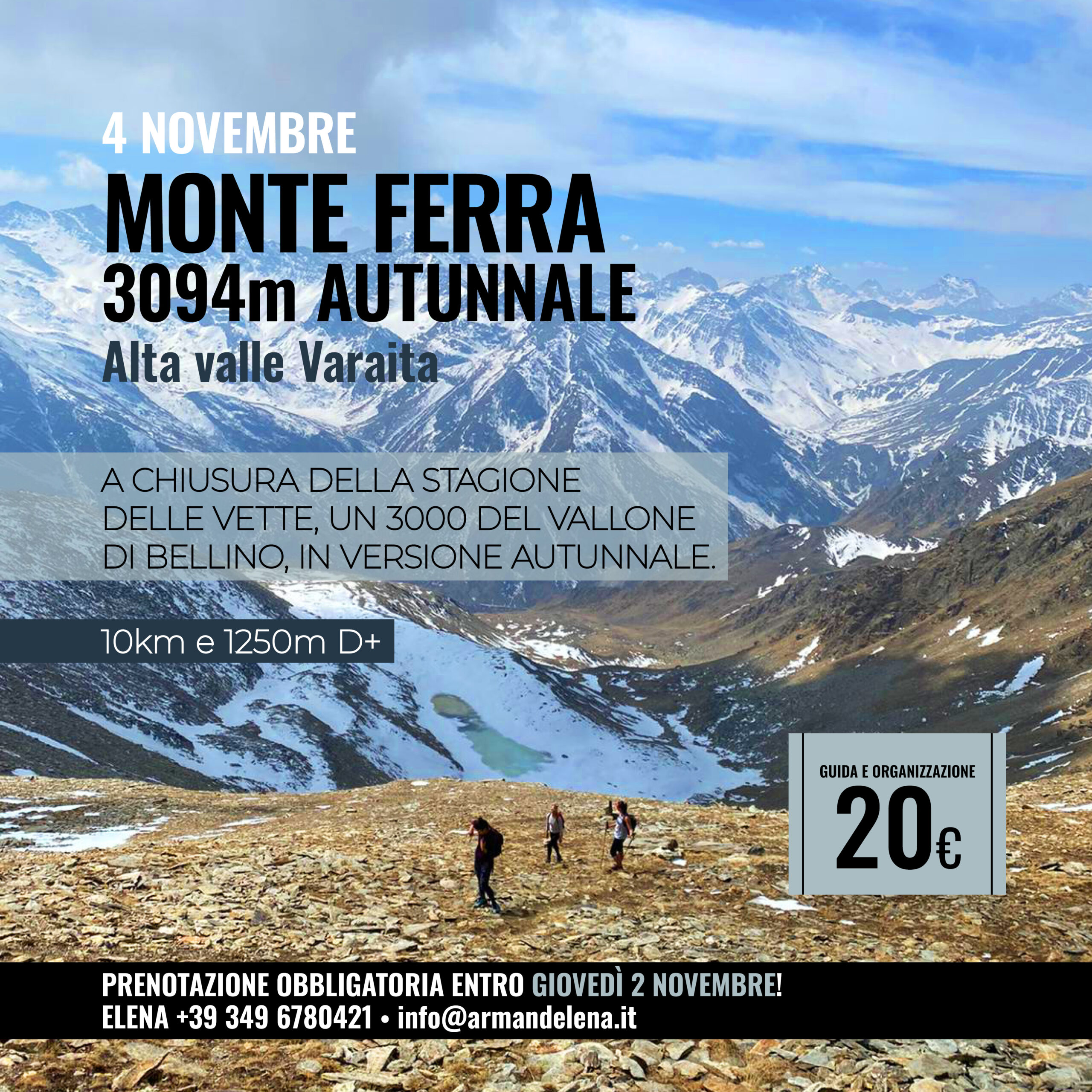 Monte Ferra 4 novembre