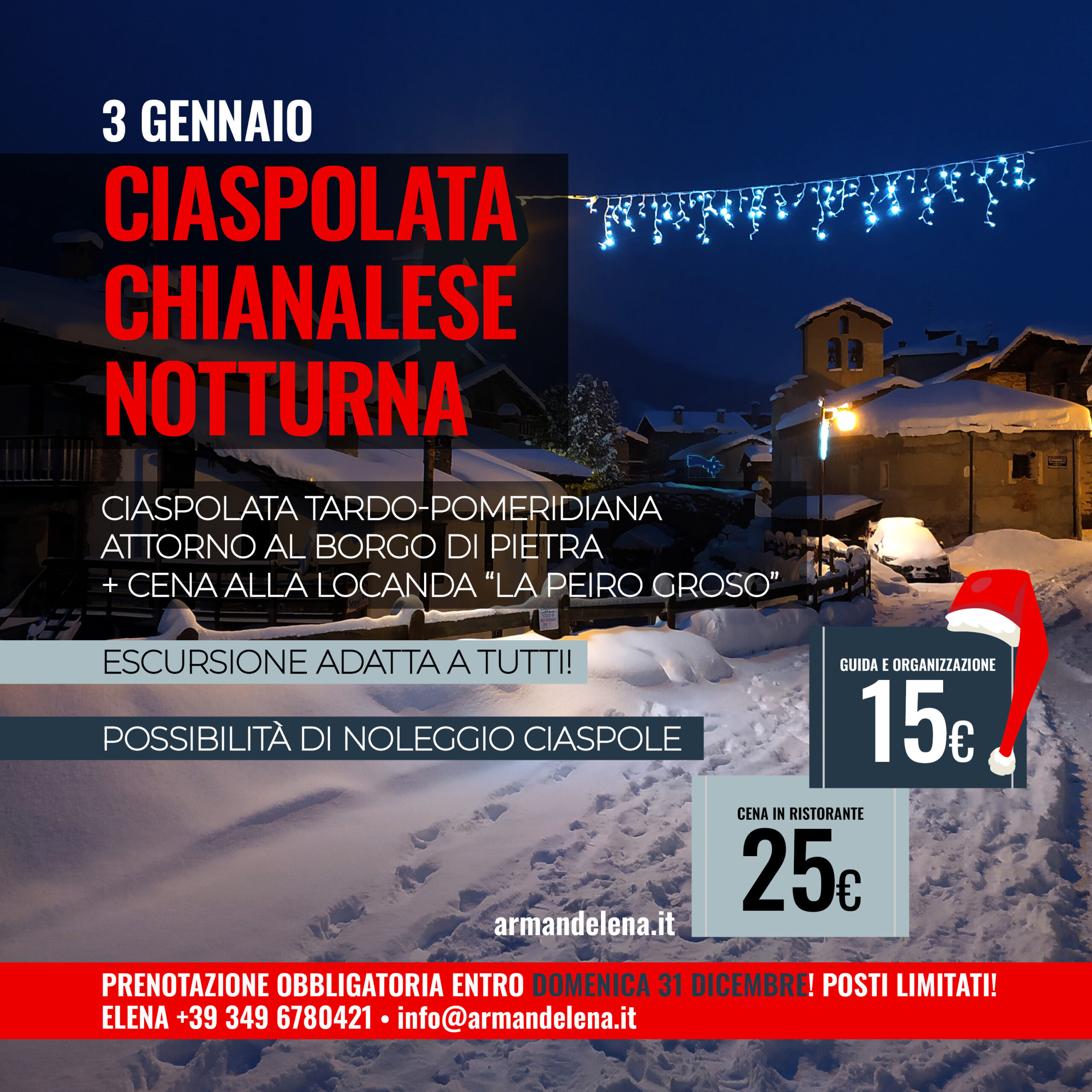 3 gennaio peiro groso