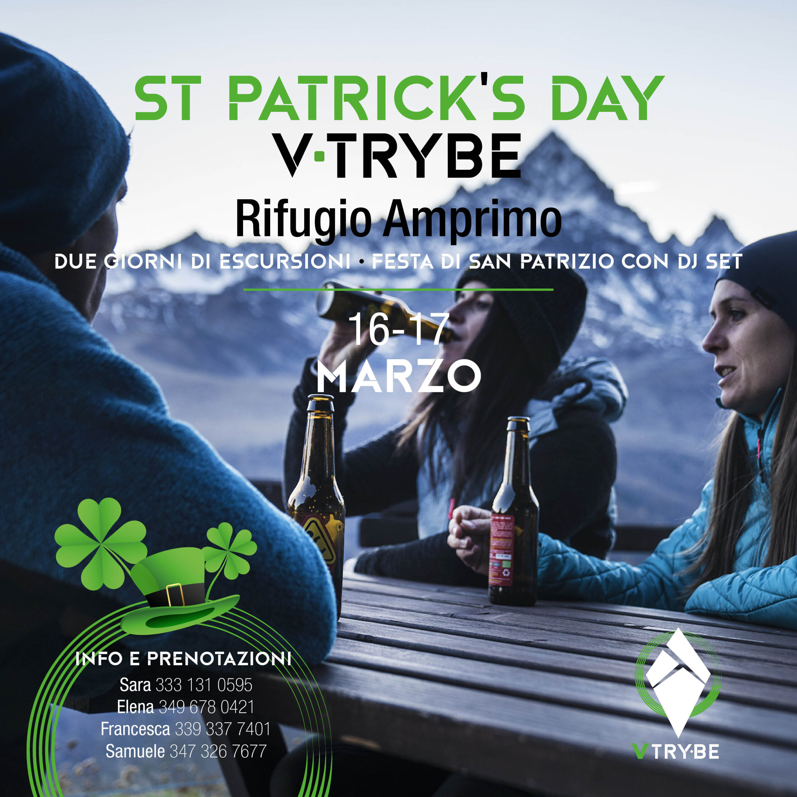 st patrick day vtrybe 16 17 marzo