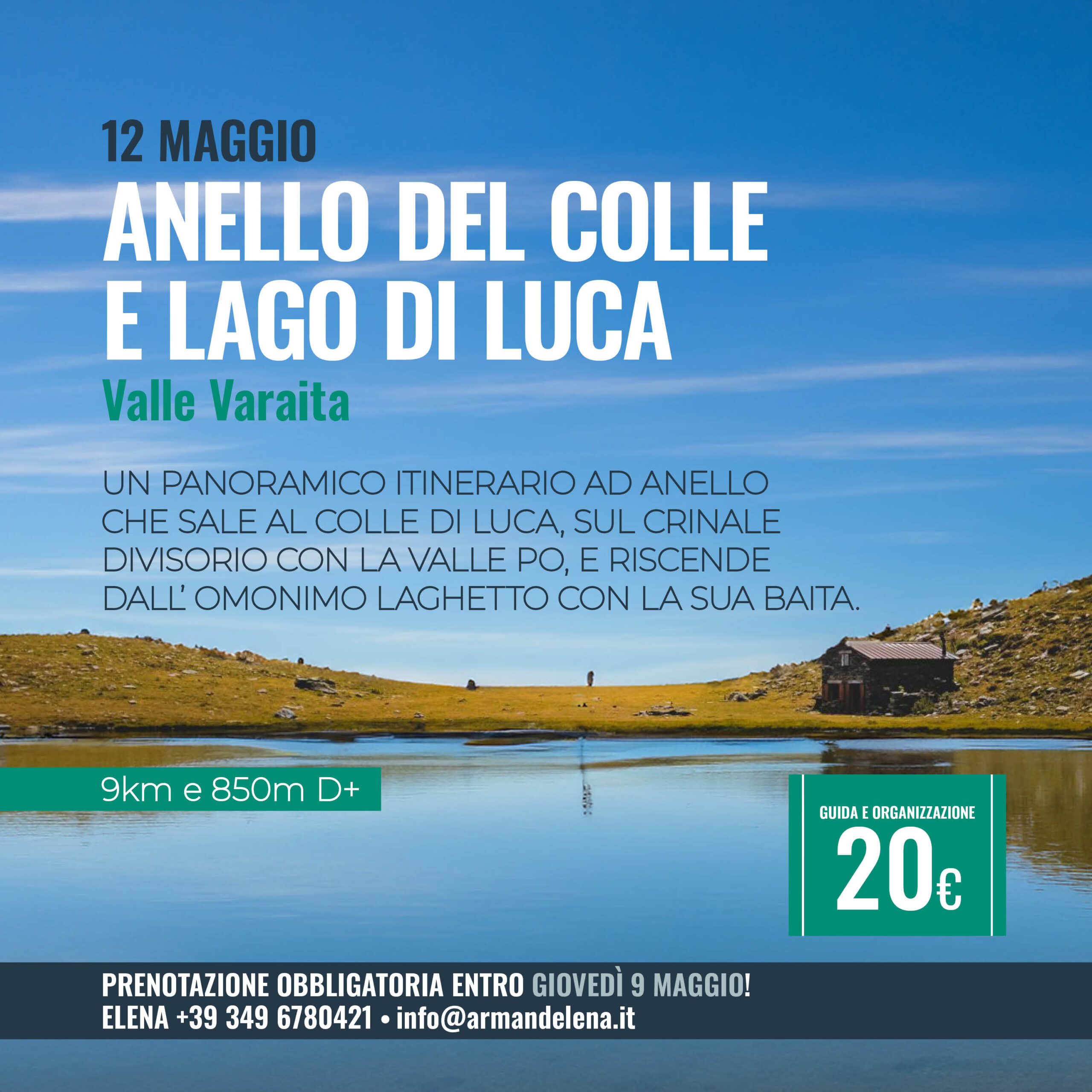 12 maggio ANELLO DEL COLLE E LAGO DI LUCA