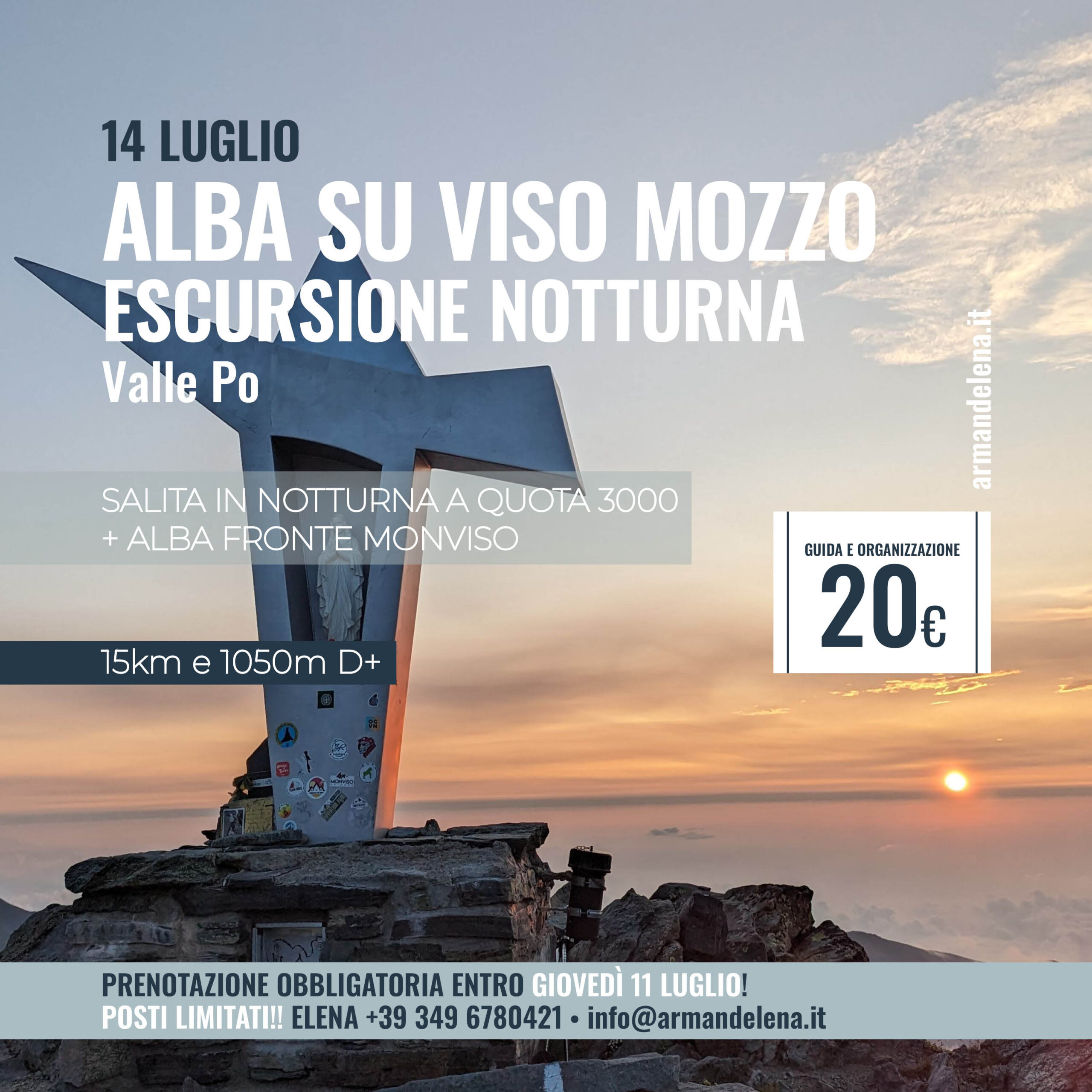 Alba su Viso Mozzo 14 luglio