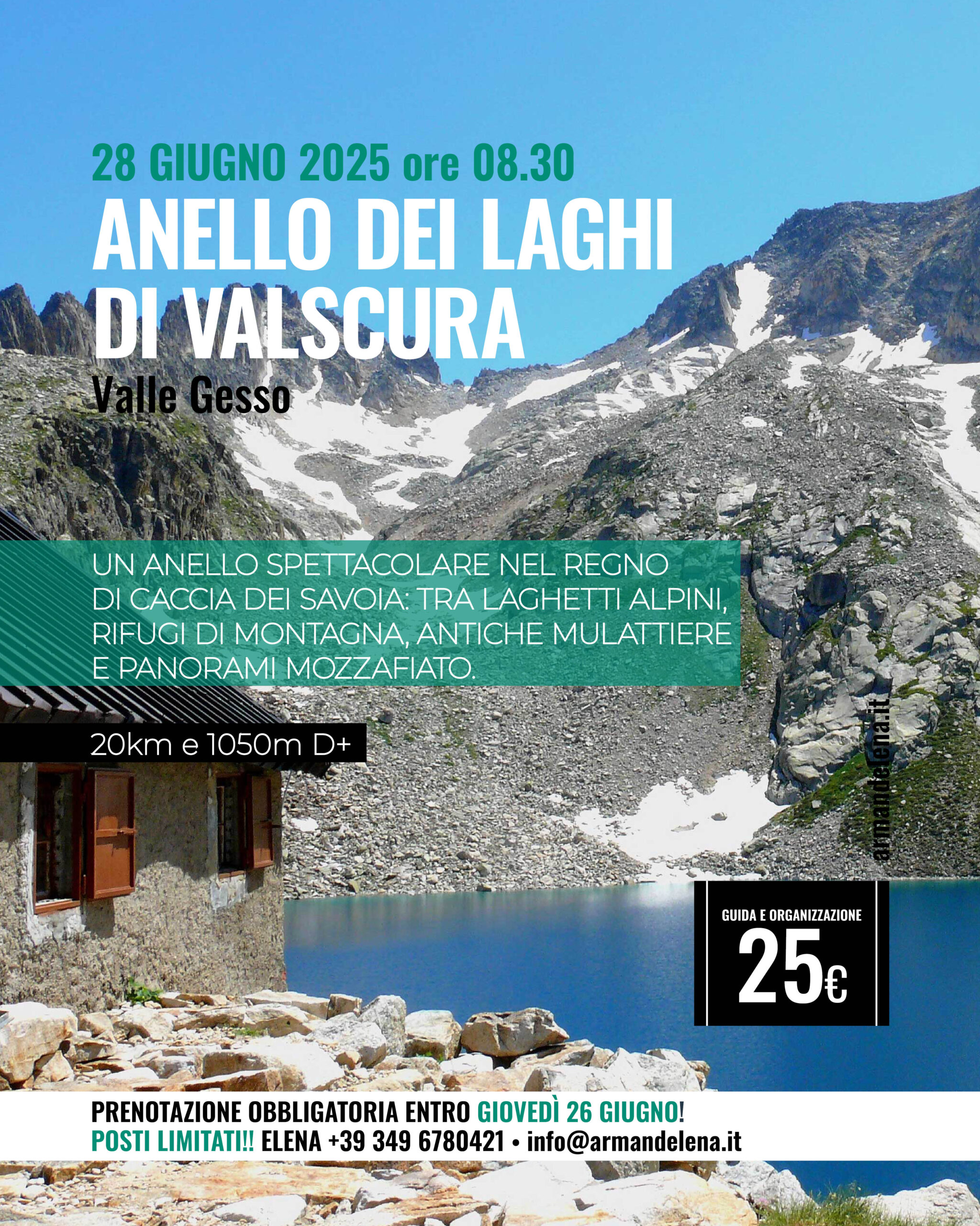 28 GIUGNO ANELLO LAGHI VALSCURA