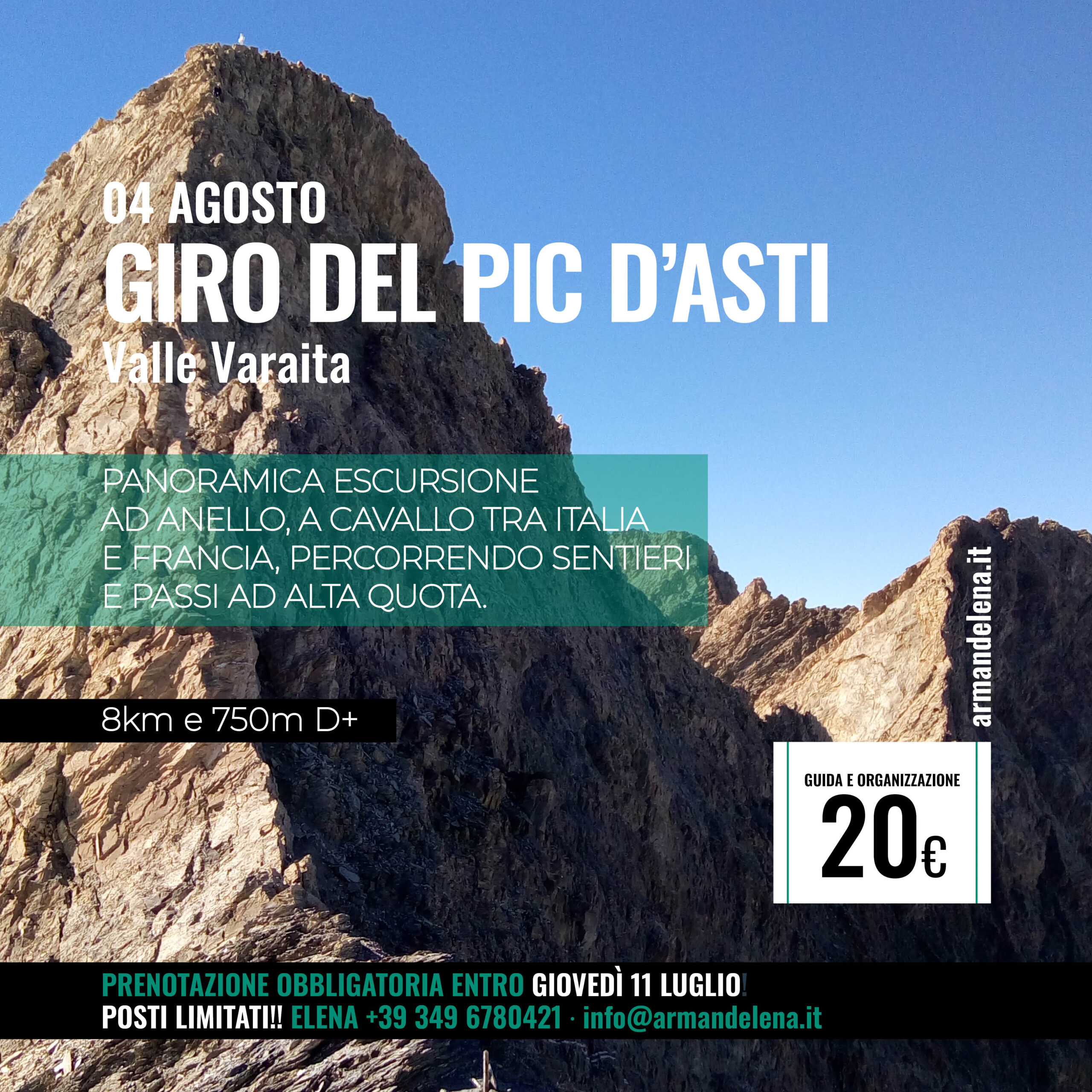 04 agosto GIRO DEL PIC D'ASTI