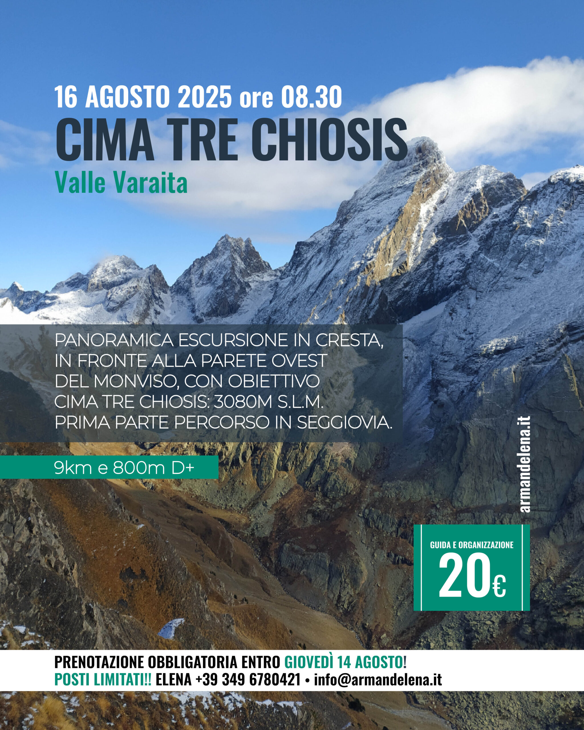 16 agosto CIMA TRE CHIOSIS