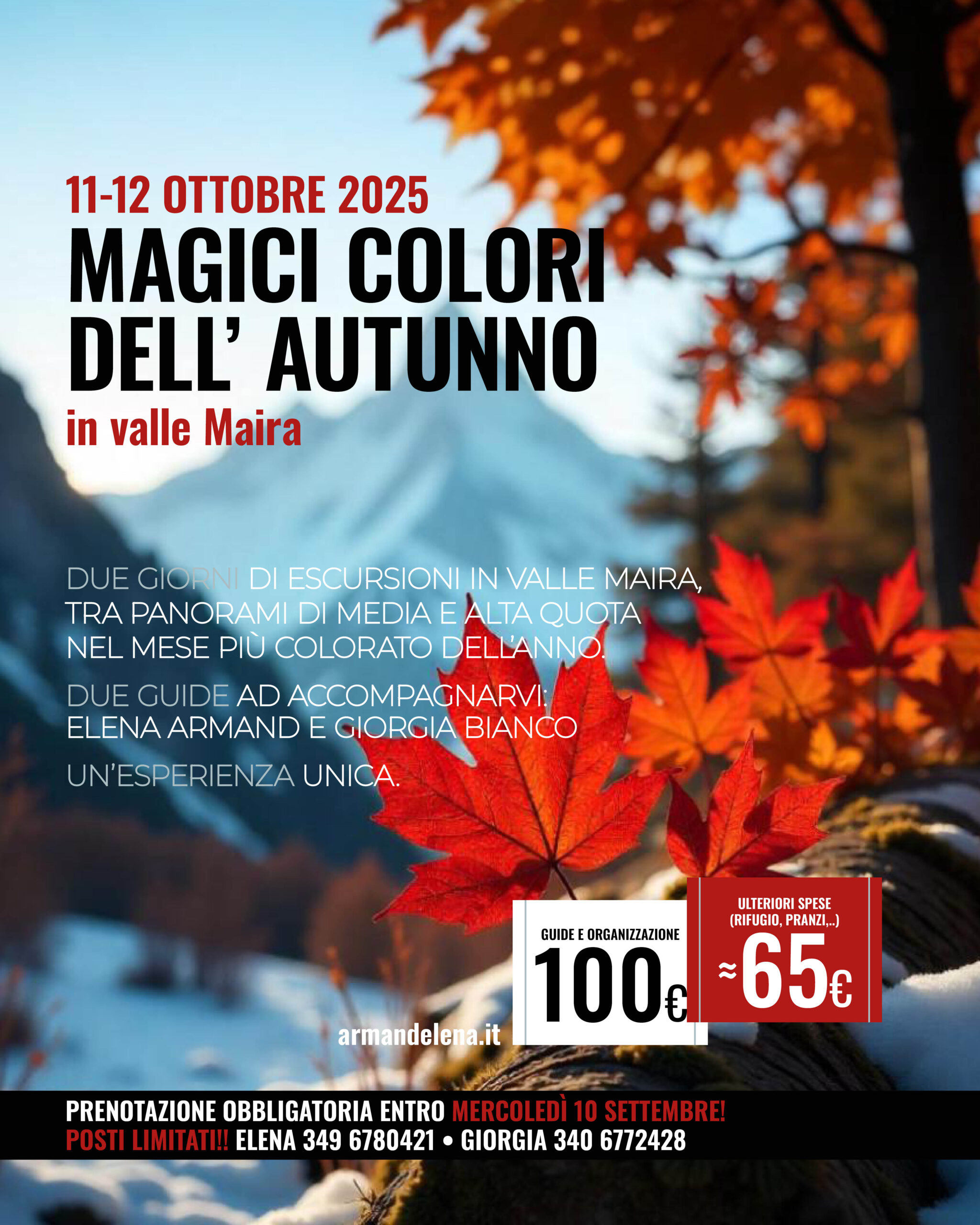 due giorni di escursioni in valle maira