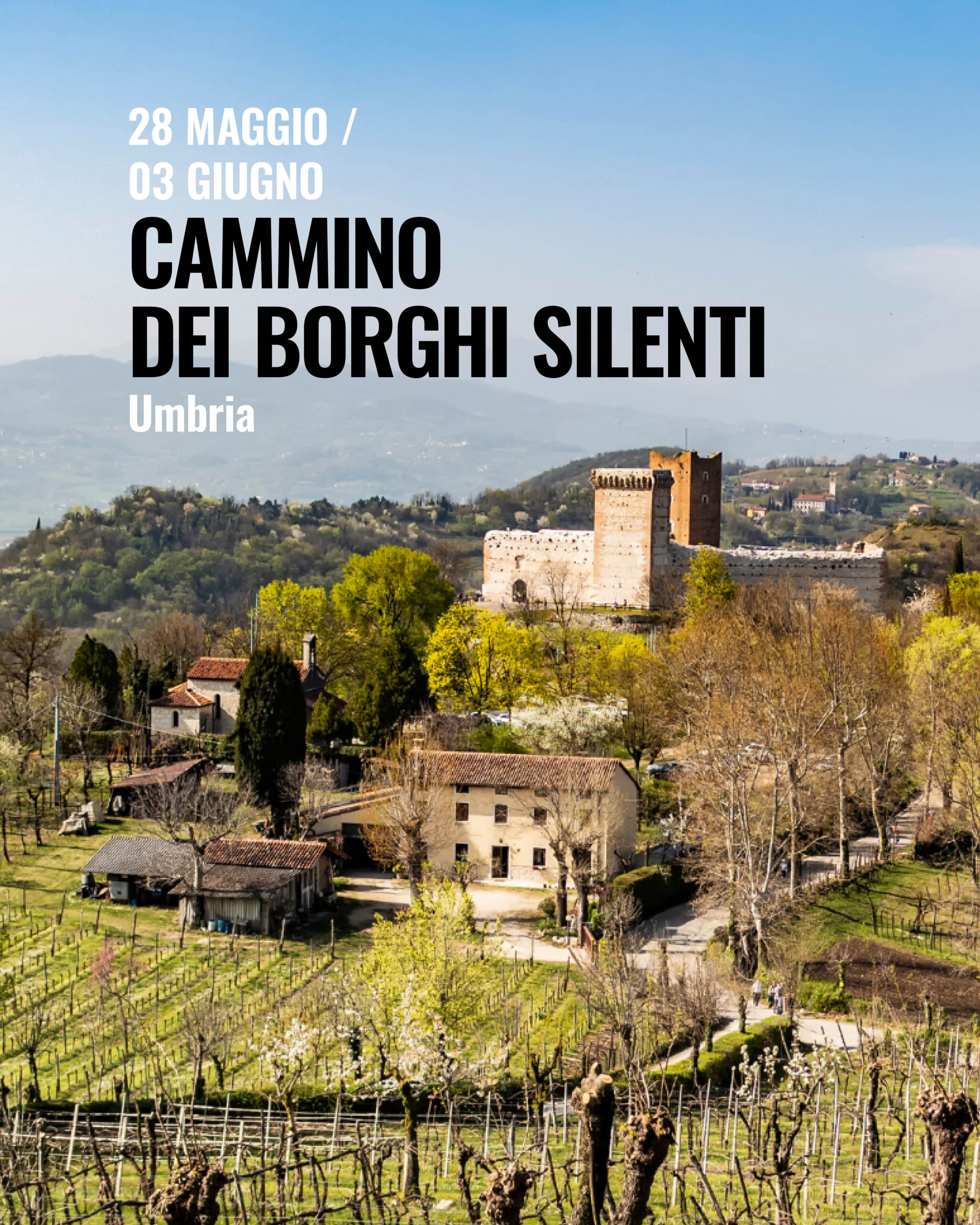 cammino dei borghi silenti umbria maggio giugno