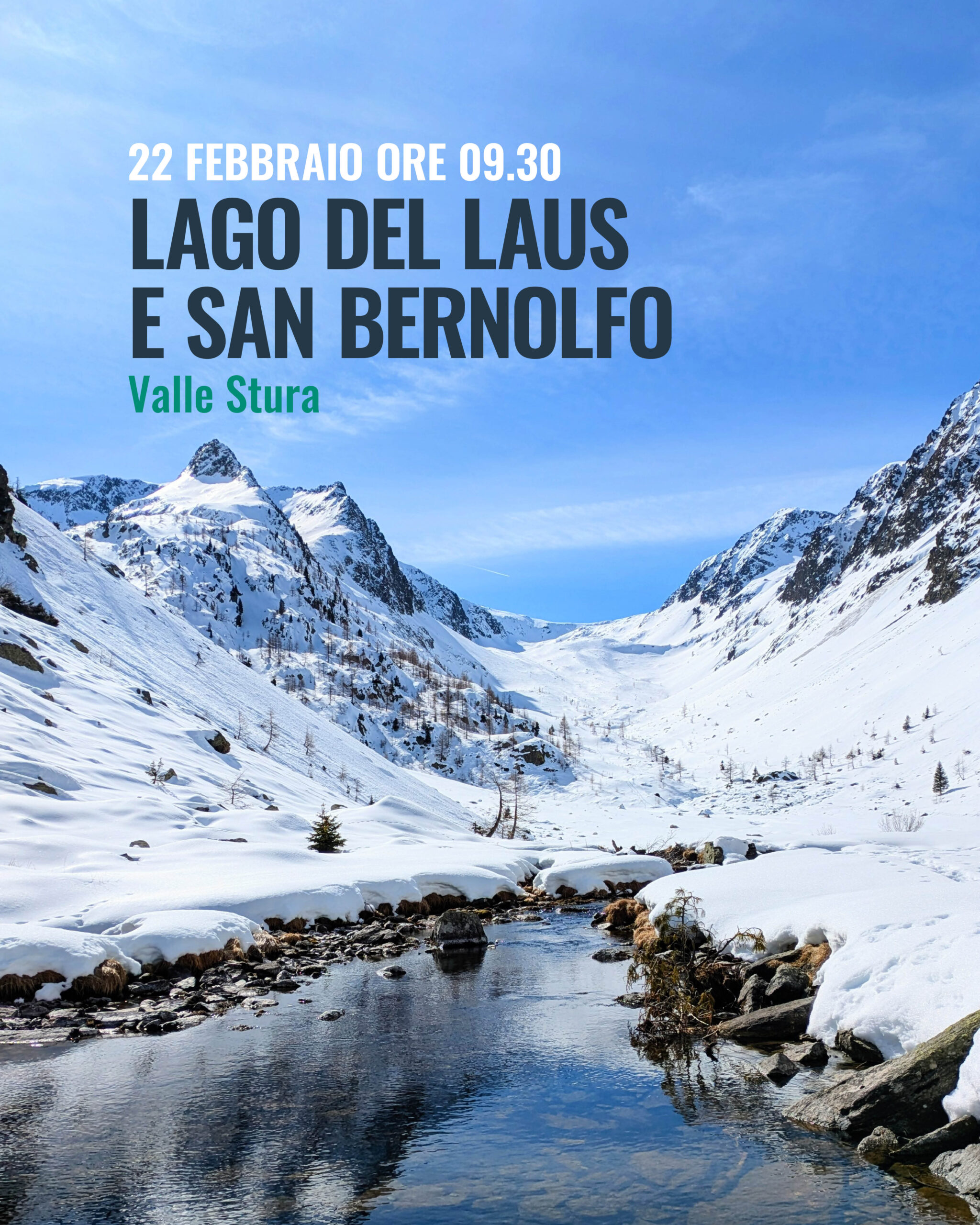 Lago del Laus e San Bernolfo 22 febbraio